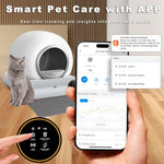 Arenero automático autolimpiable inteligente para gatos