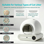 Arenero automático autolimpiable inteligente para gatos